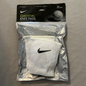 White Nike volleyball kneepads